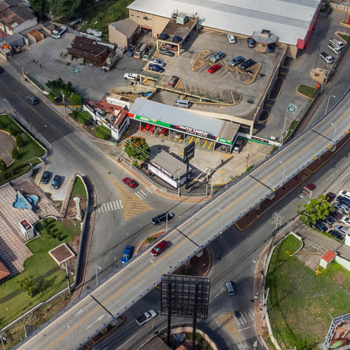 Estructura metálica para puentes